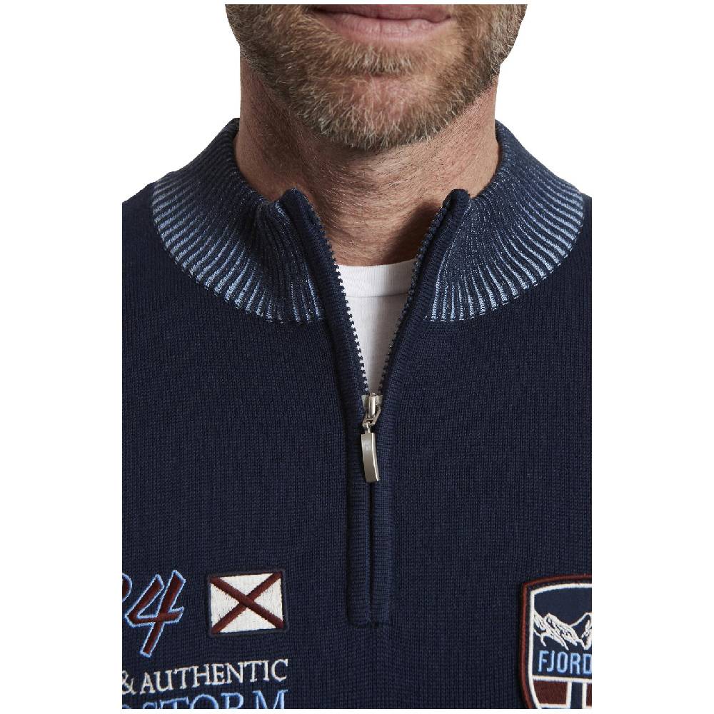Jan Vanderstorm Pullover UNDORICH dunkelblau zollfrei