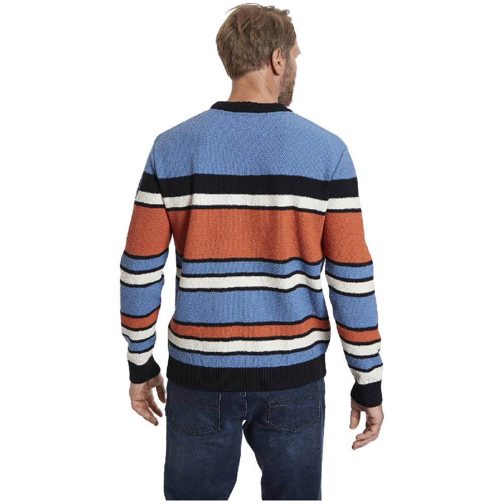 Jan Vanderstorm Pullover EMPSU blau orange Outlet