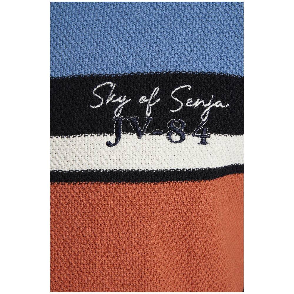 Jan Vanderstorm Pullover EMPSU blau orange Outlet