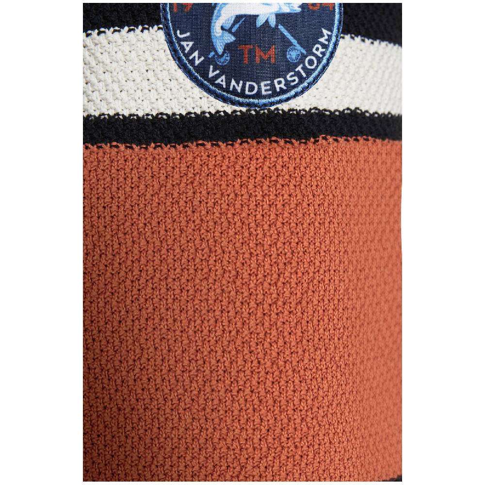 Jan Vanderstorm Pullover EMPSU blau orange Outlet
