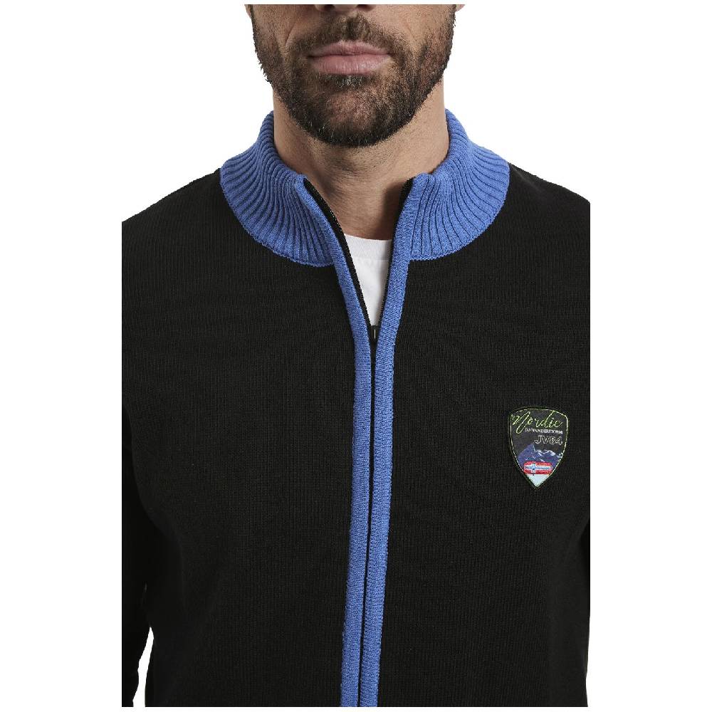 Jan Vanderstorm Strickjacke HERSKA schwarz Auslauf
