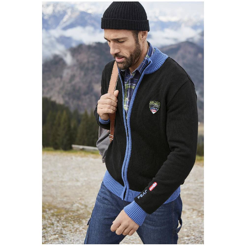 Jan Vanderstorm Strickjacke HERSKA schwarz Auslauf