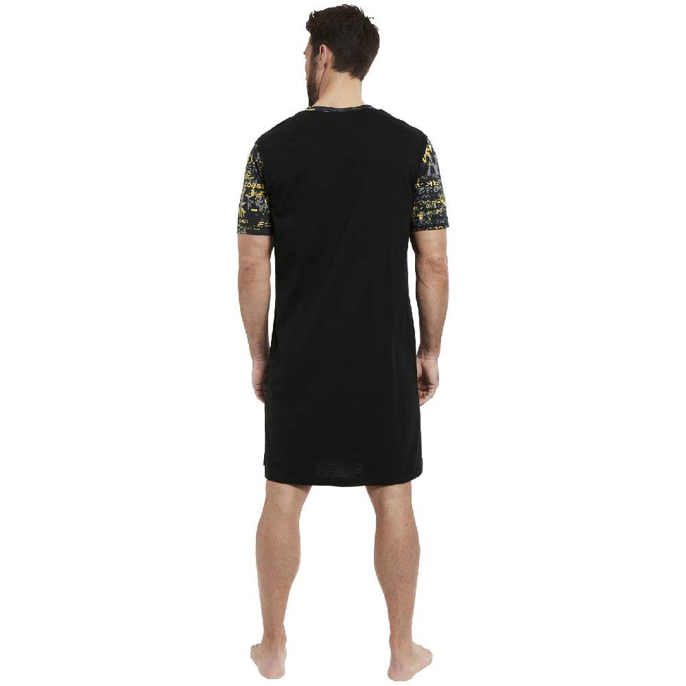 Jan Vanderstorm Nachthemd ERLANTTI schwarz Flash Sale