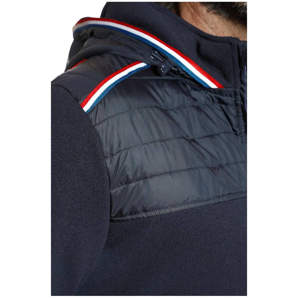 Jan Vanderstorm Strickfleecejacke STELLAN dunkelblau Jubiläumsangebot