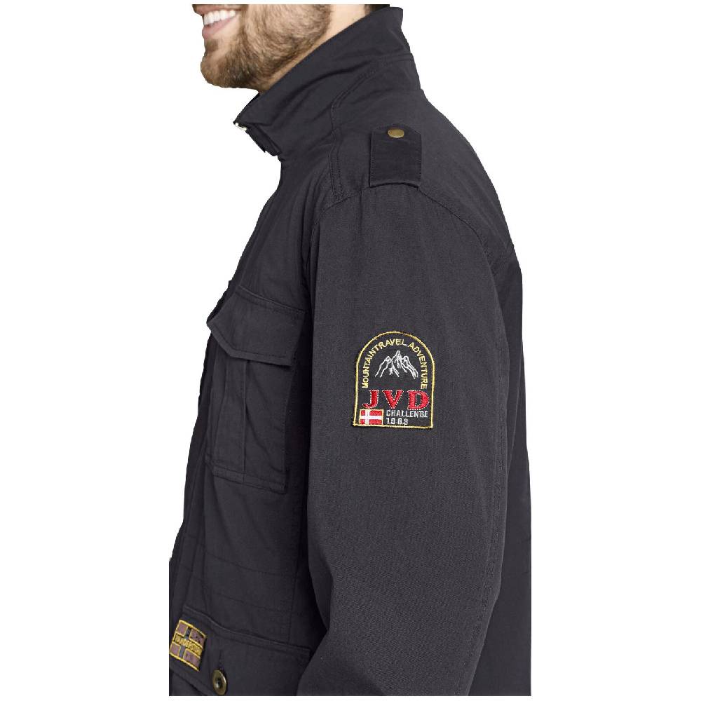 Jan Vanderstorm Fieldjacket BROR schwarz Heißer Verkauf