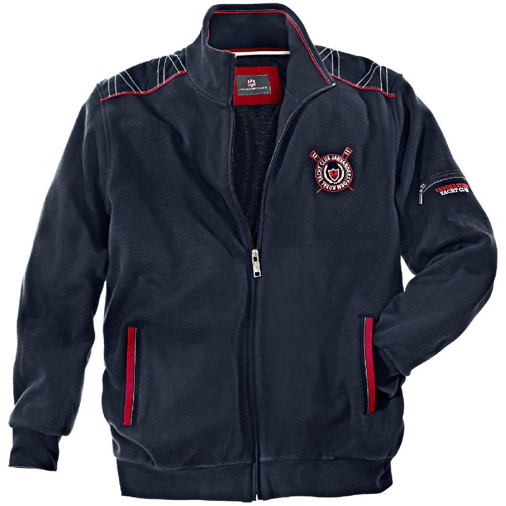 Jan Vanderstorm Sweatjacke ATLI dunkelblau Top Angebot