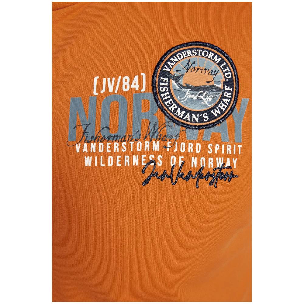 Jan Vanderstorm Sweatjacke RENKO orange Blitzangebot