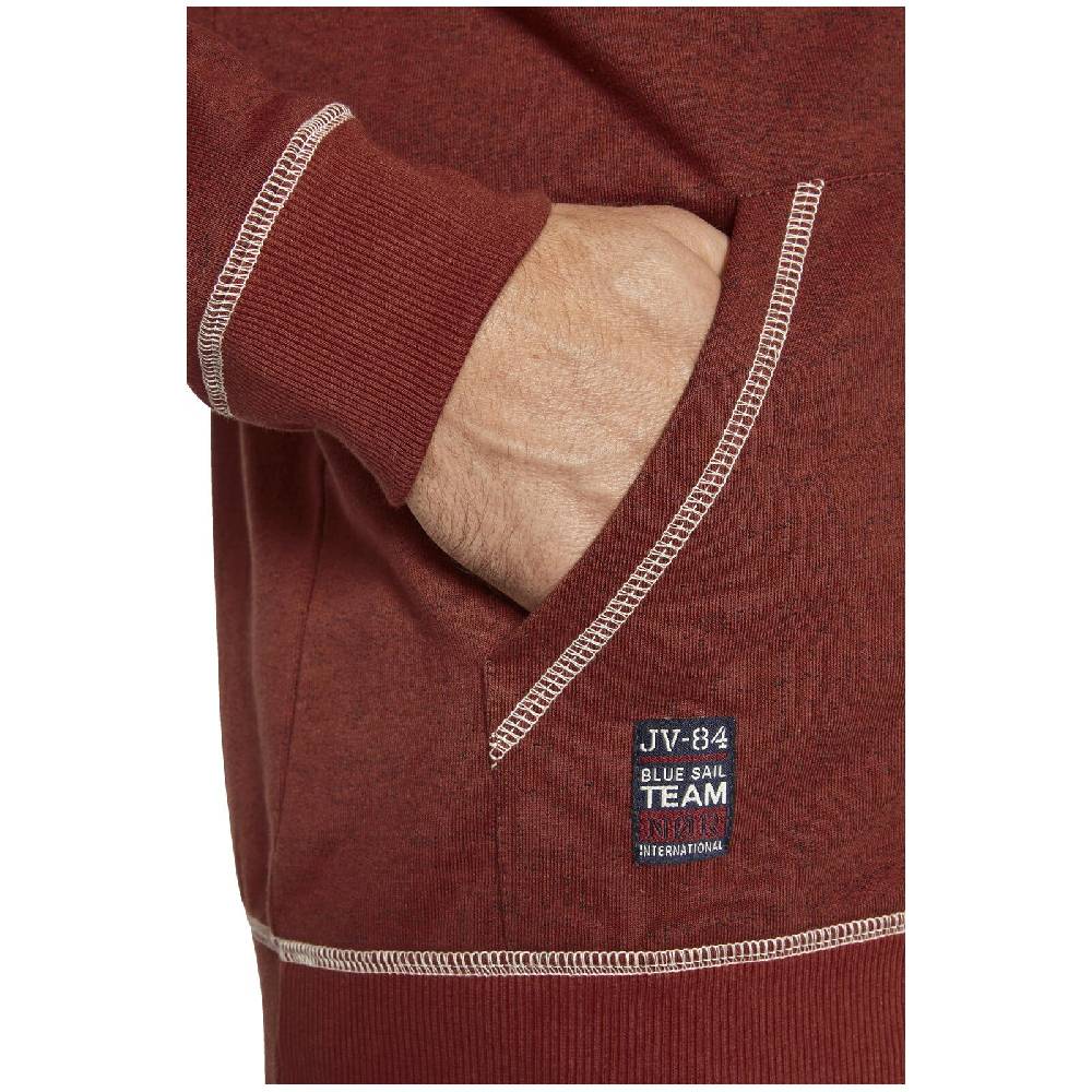Jan Vanderstorm Sweatjacke JOKORA rot melange Neuheiten