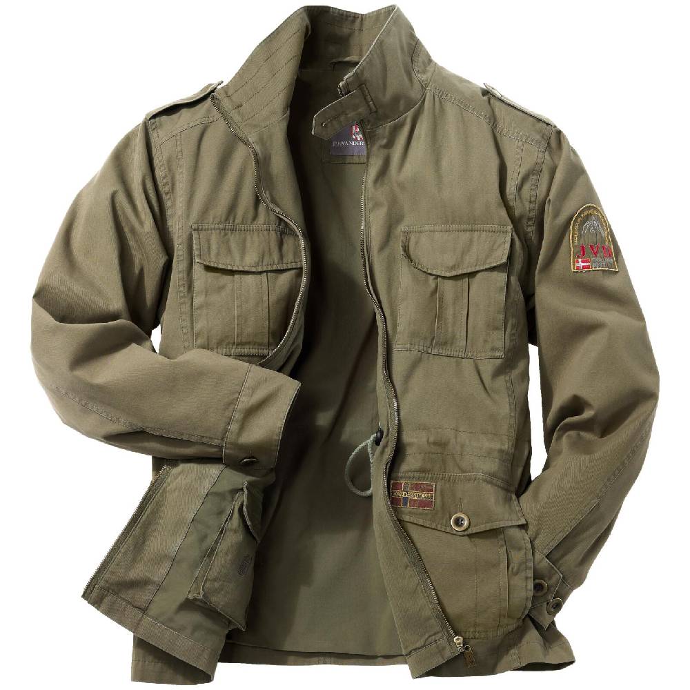Jan Vanderstorm Fieldjacket BROR oliv Riesige Ersparnisse