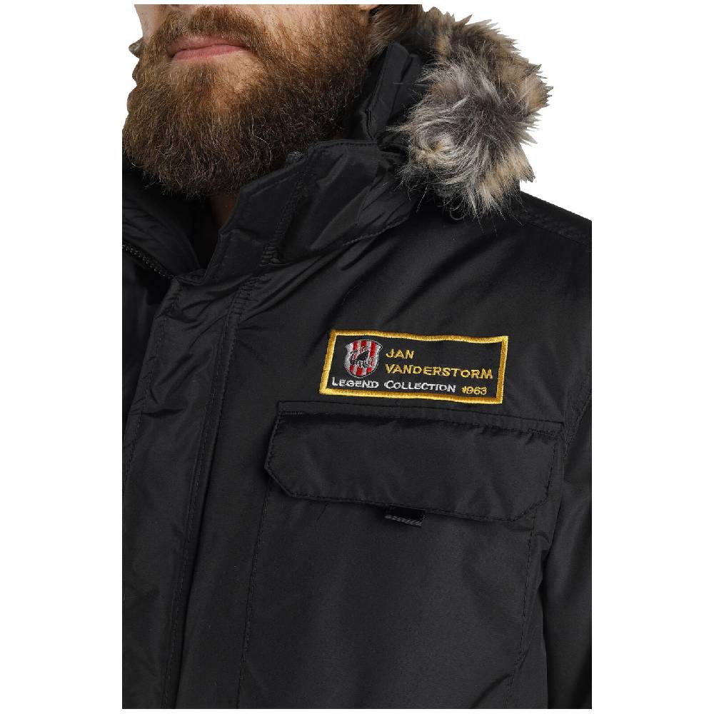 Jan Vanderstorm Outdoorjacke AJAN schwarz VIP-Rabatte