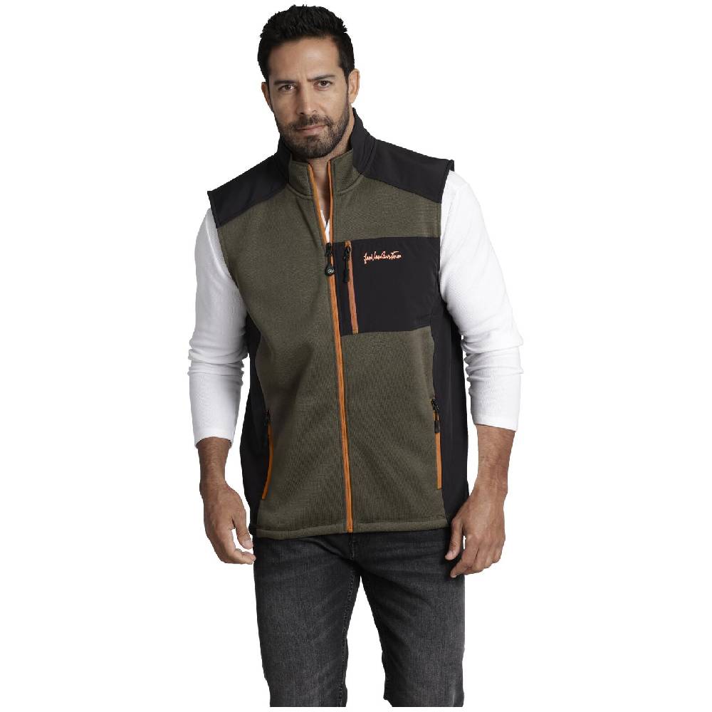 Jan Vanderstorm Outdoorweste ADALWOLF oliv schwarz Letzte 3 Tage