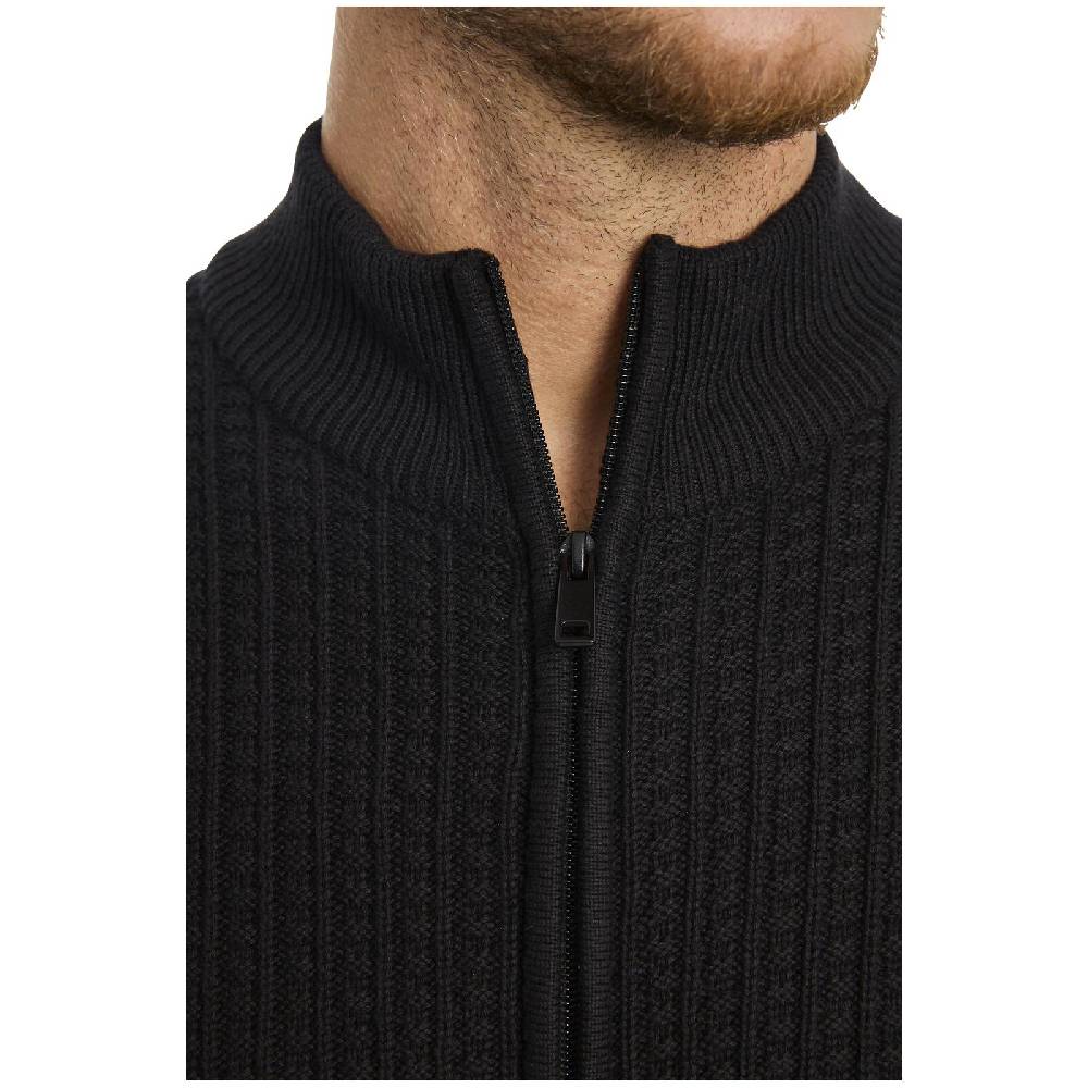 Jan Vanderstorm Strickjacke ONERVA schwarz Letzter Tag