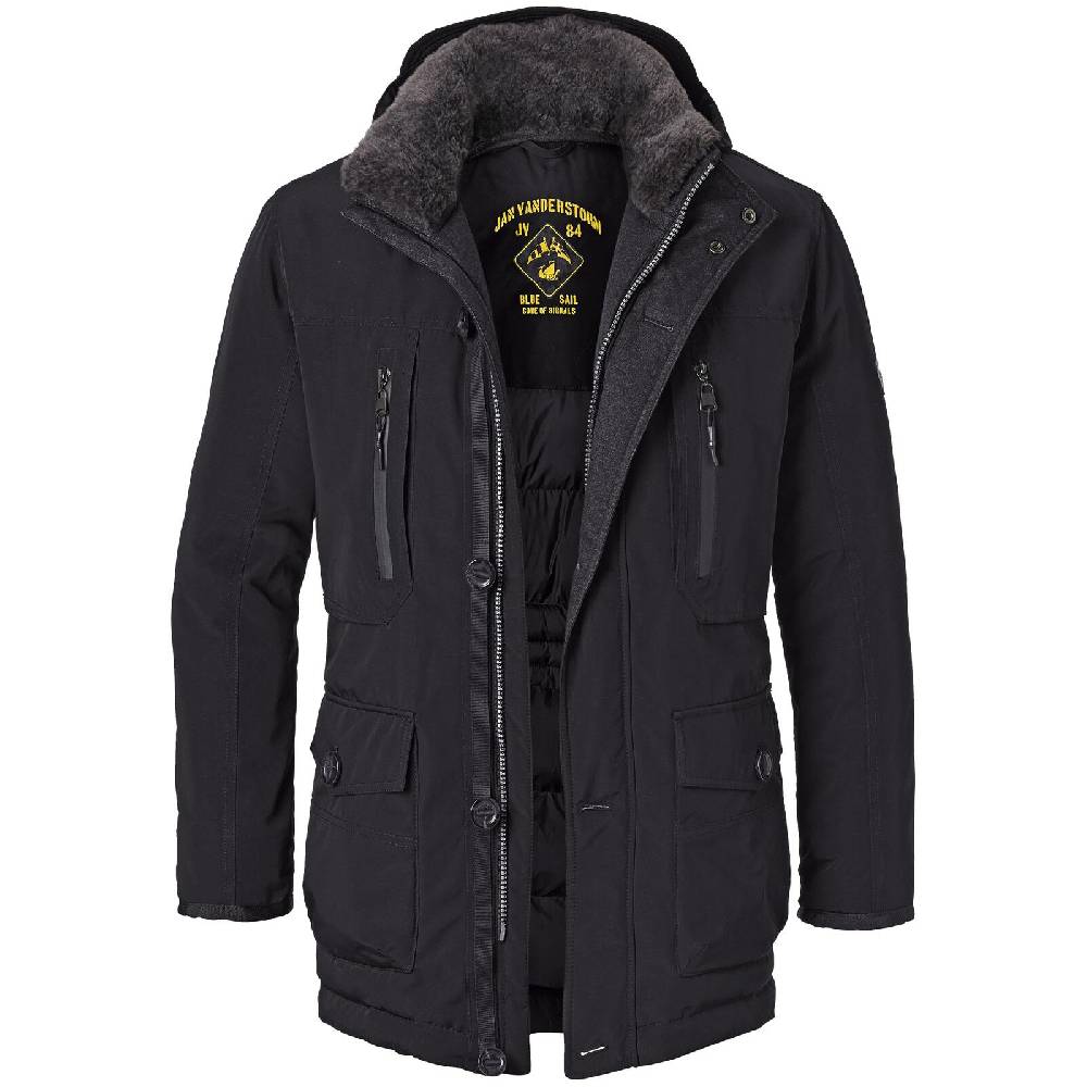 Jan Vanderstorm Funktionsjacke BOTULFR schwarz Bis zu 50% Rabatt