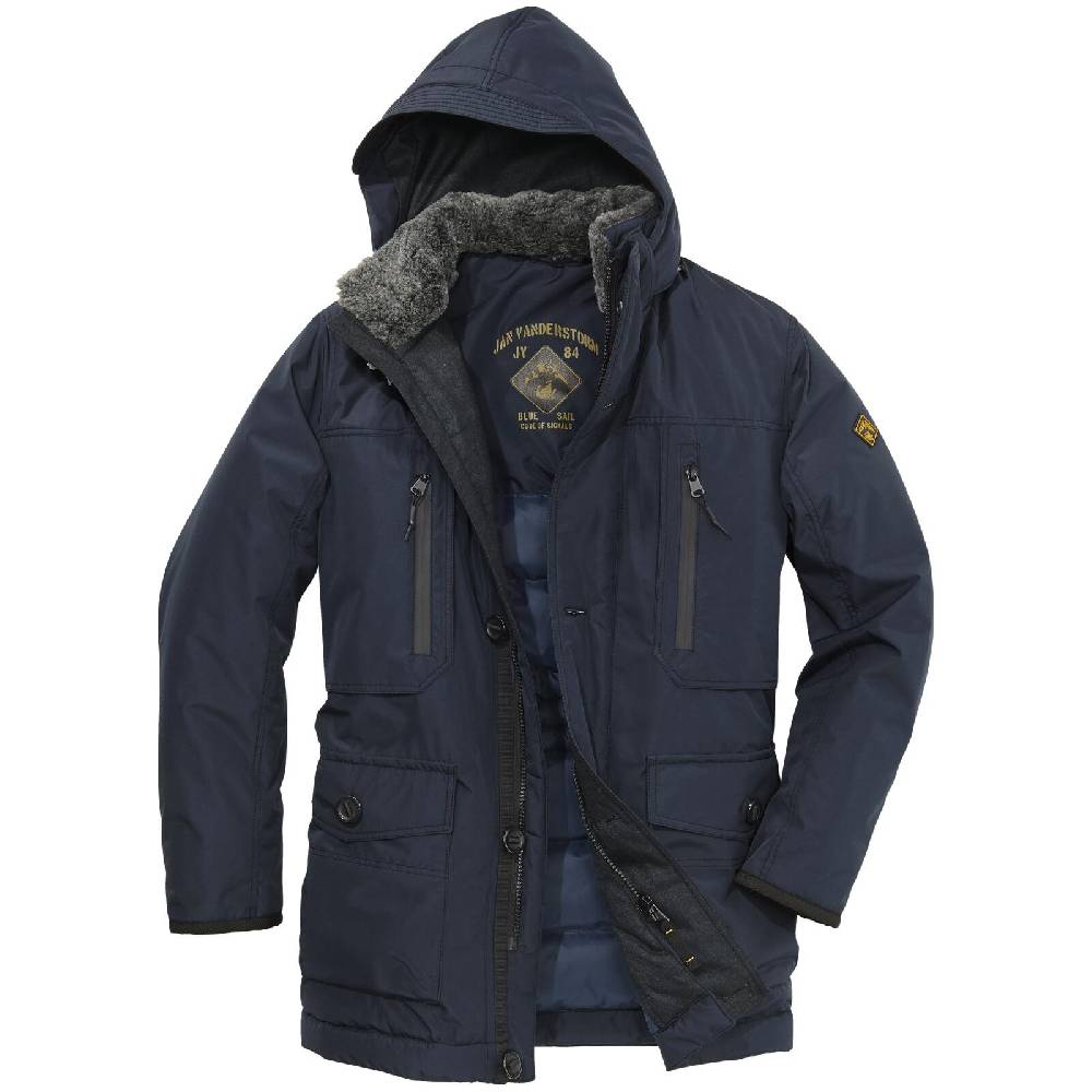 Jan Vanderstorm Funktionsjacke BOTULFR dunkelblau Bis zu 60% Rabatt