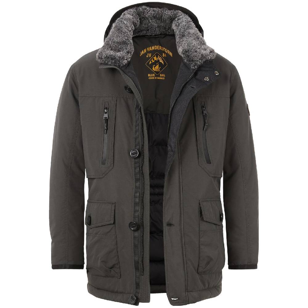 Jan Vanderstorm Funktionsjacke BOTULFR oliv Bis zu 65% Rabatt