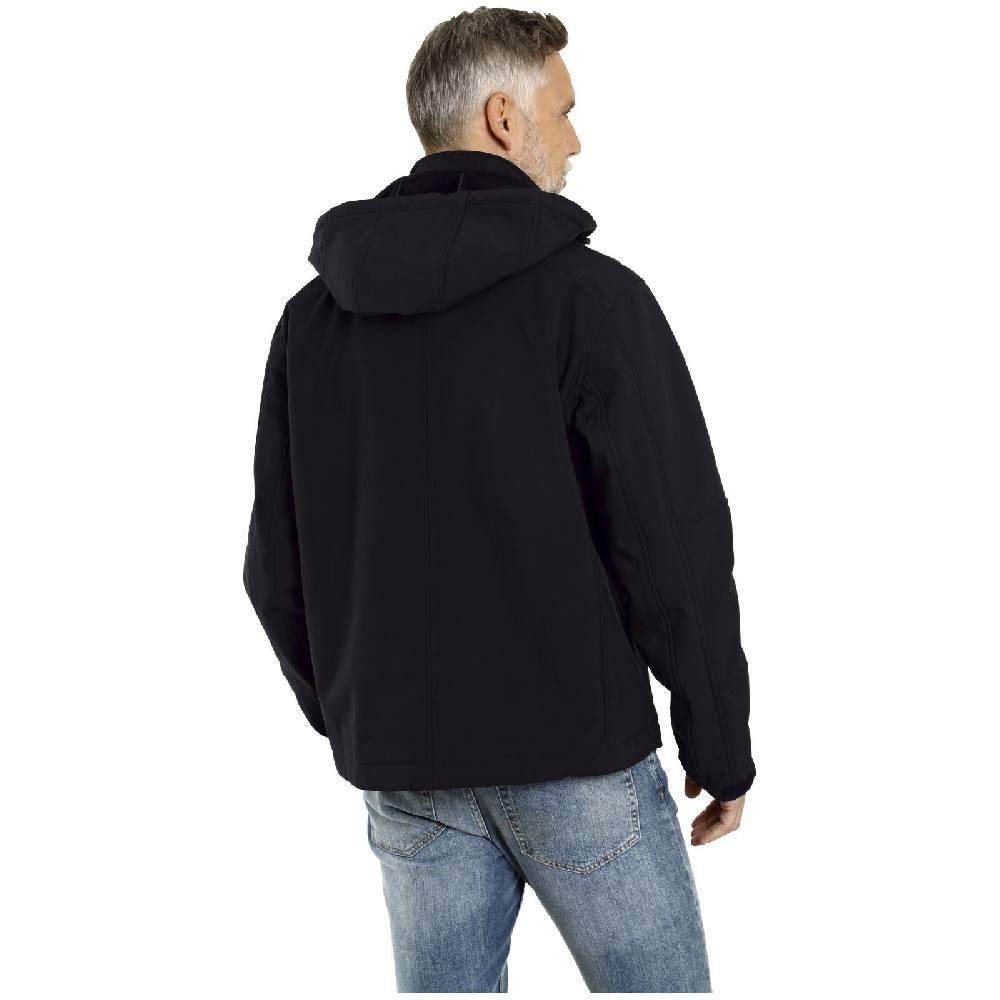 Jan Vanderstorm Softshelljacke MENNE schwarz Sonderangebot der Fabrik