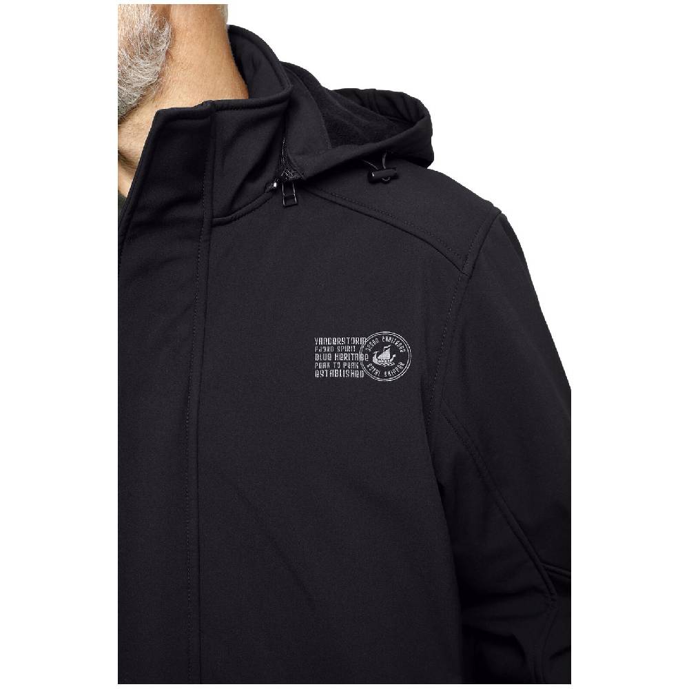 Jan Vanderstorm Softshelljacke MENNE schwarz Sonderangebot der Fabrik