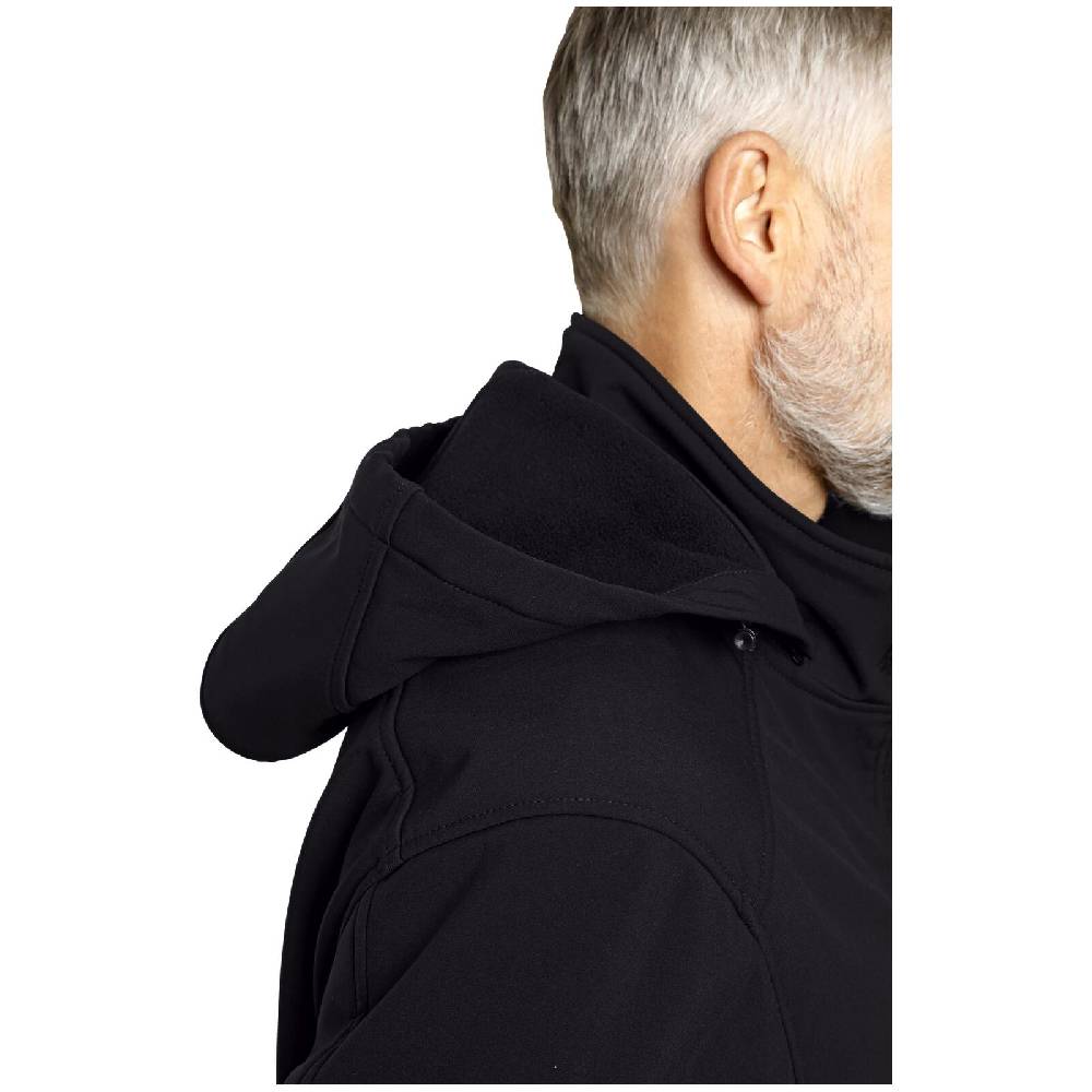 Jan Vanderstorm Softshelljacke MENNE schwarz Sonderangebot der Fabrik