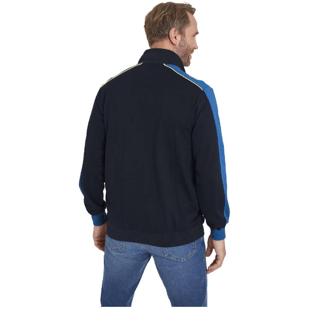 Jan Vanderstorm Sweatjacke PIINUS dunkelblau Schlussverkauf