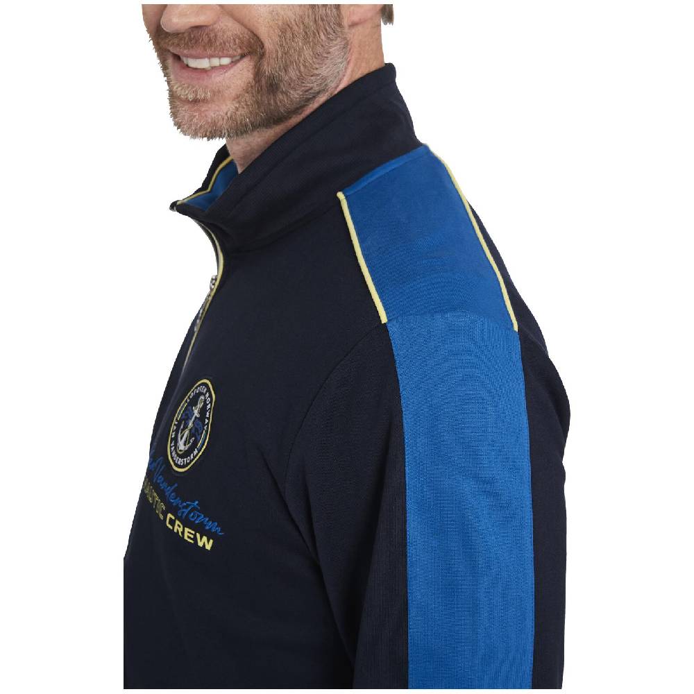 Jan Vanderstorm Sweatjacke PIINUS dunkelblau Schlussverkauf