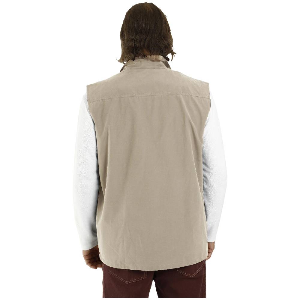 Jan Vanderstorm Trekking Weste HELMBOT beige Fabrikverkauf