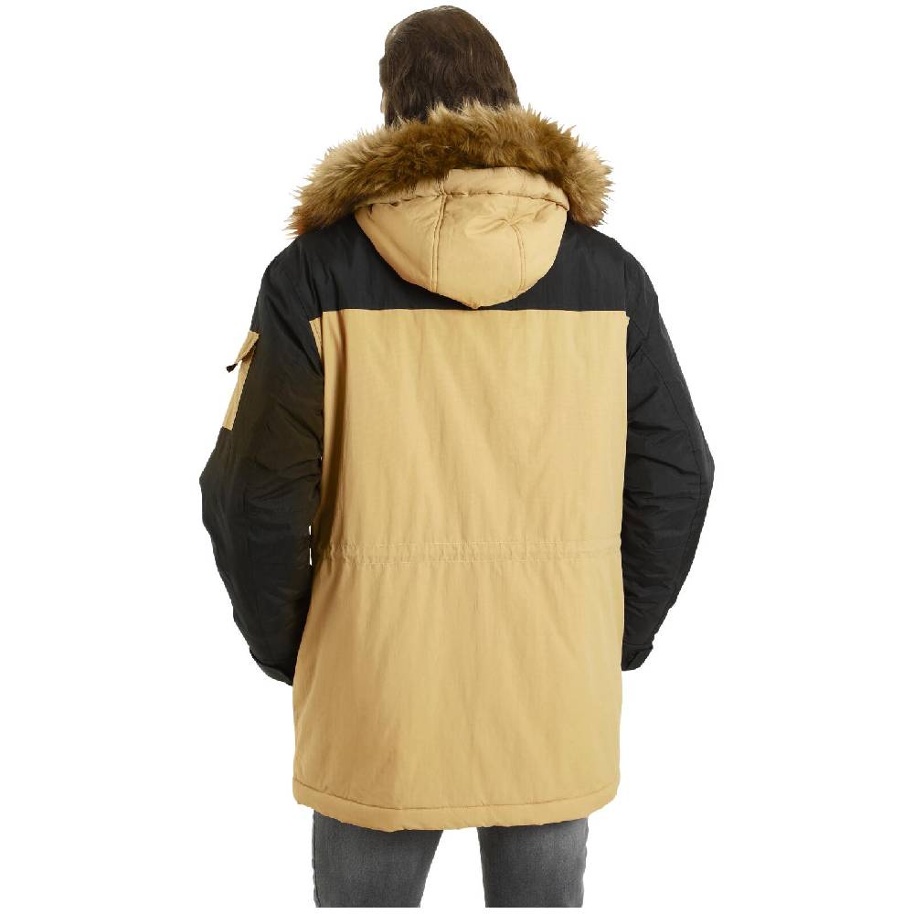 Jan Vanderstorm Parka JOKUM beige schwarz Fabrikpreis