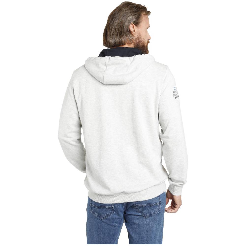 Jan Vanderstorm Sweatjacke ABBE hellgrau melange Sonderangebot