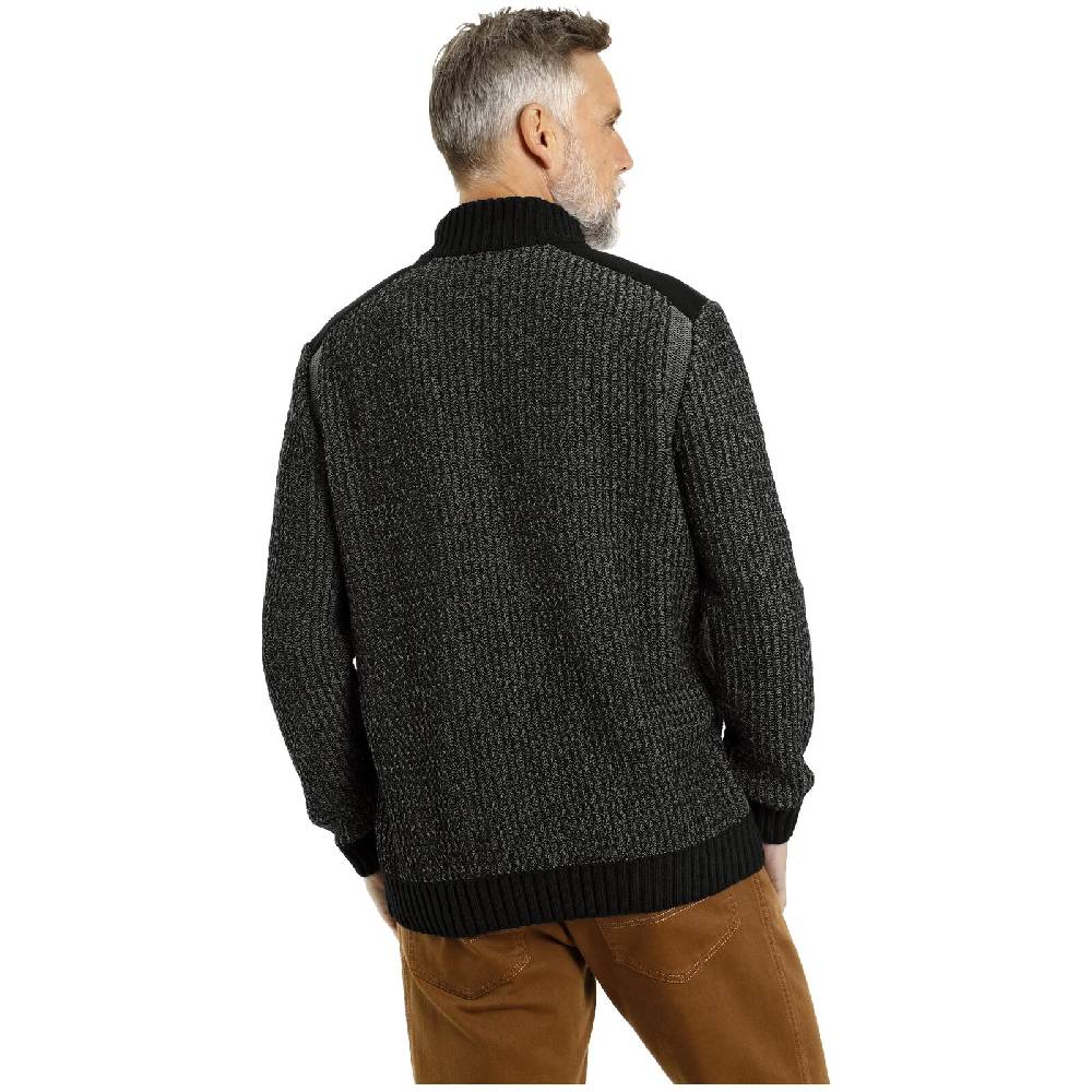 Jan Vanderstorm Strickjacke HALSTEN schwarz Rabatt