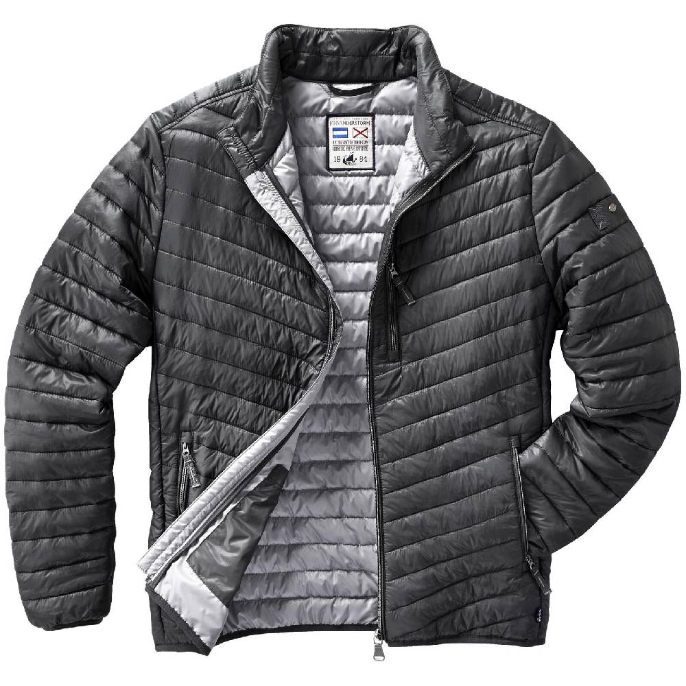 Jan Vanderstorm Steppjacke DANKRAD grau Flash Sale