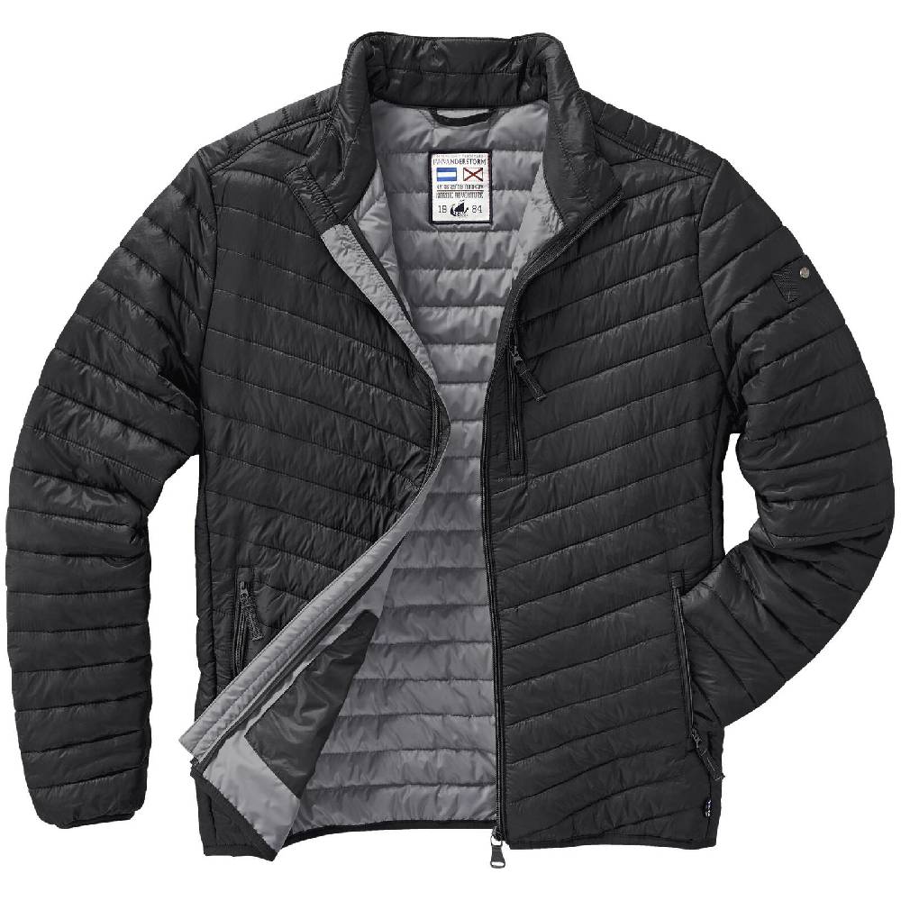 Jan Vanderstorm Steppjacke DANKRAD schwarz Begrenztes Angebot