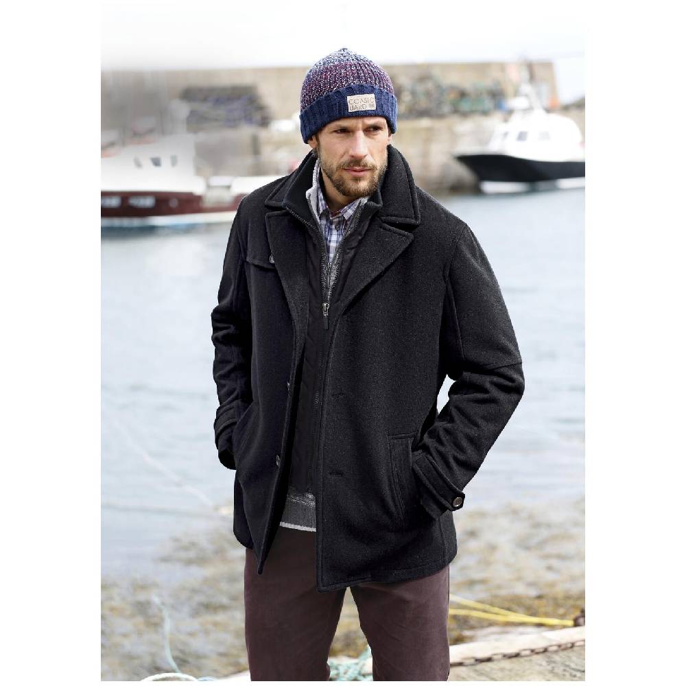 Jan Vanderstorm Wolljacke TJORVE schwarz Online Shopping
