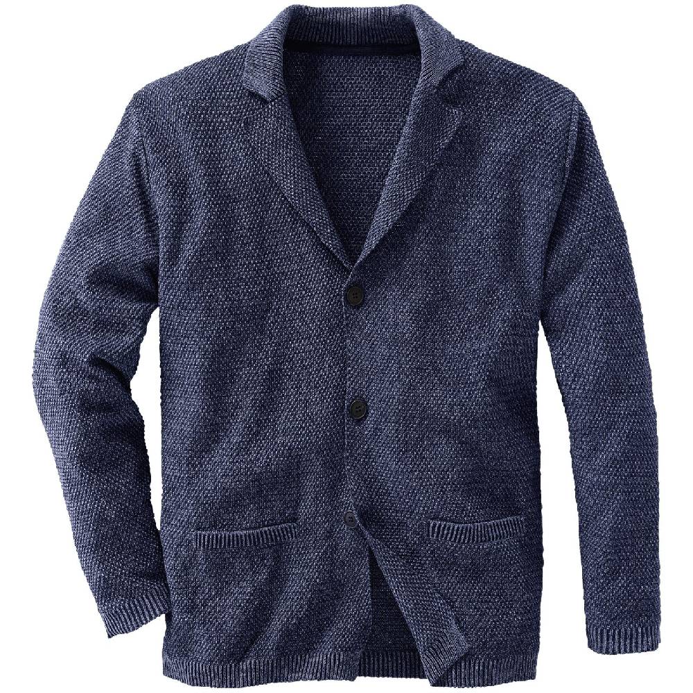 Jan Vanderstorm Strickjacke ASGER blau Exklusivangebot