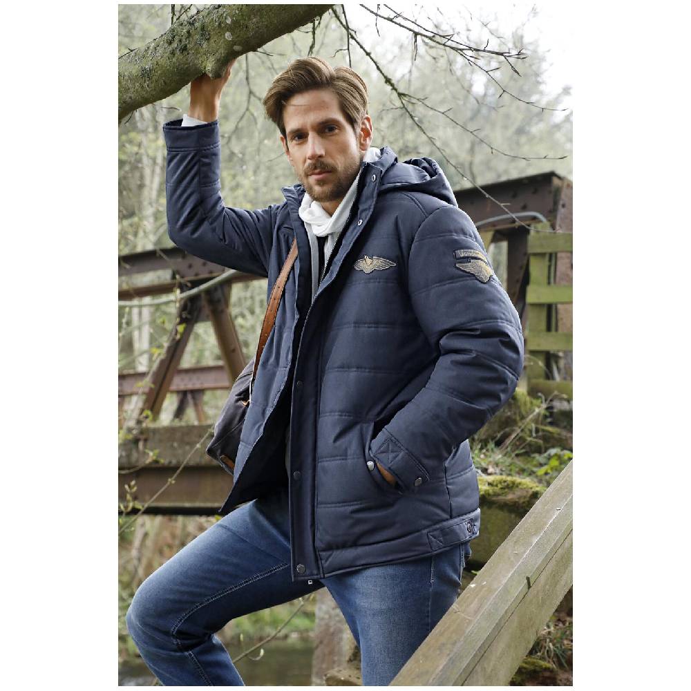 Jan Vanderstorm Jacke JUHAPEKKA blau Preisnachlass