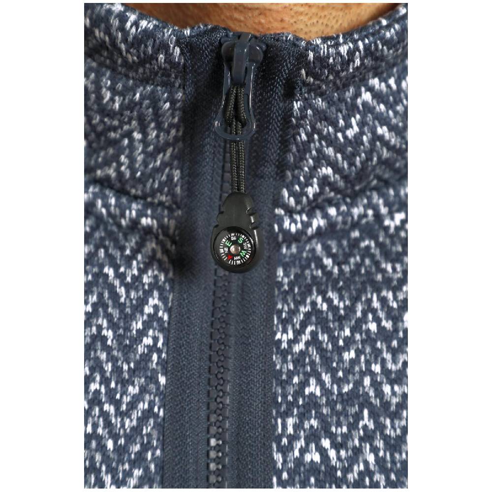 Jan Vanderstorm Strickfleecejacke KOLMUND dunkelblau Osterangebot