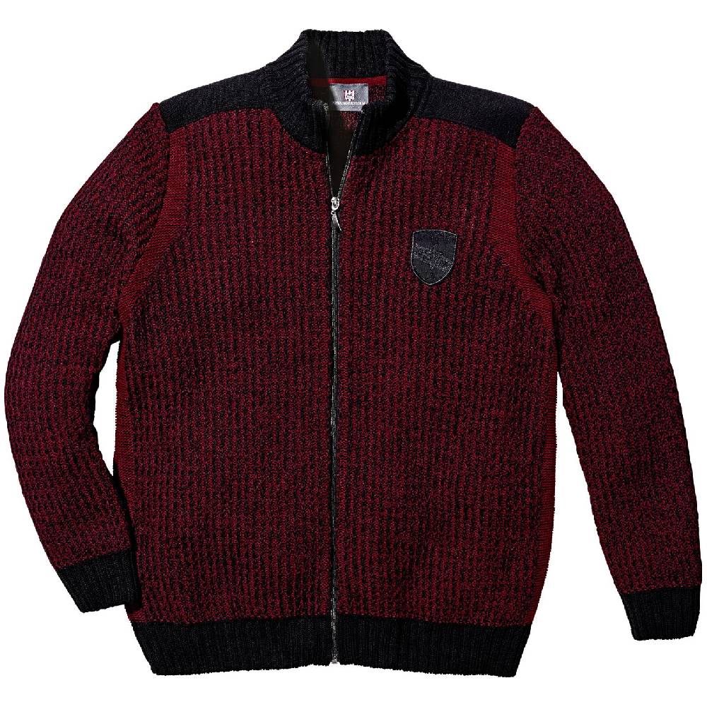 Jan Vanderstorm Strickjacke HALSTEN rot Valentinstagsangebot