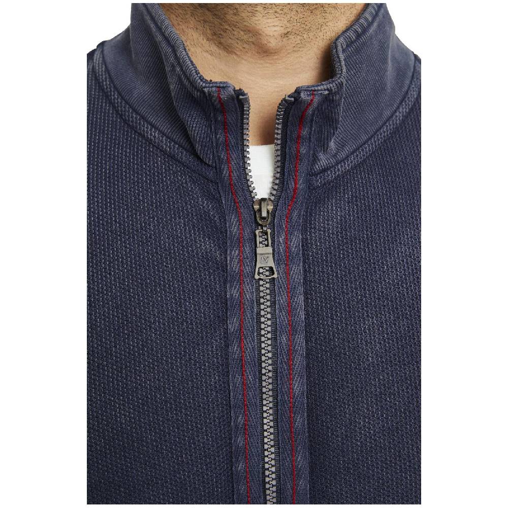 Jan Vanderstorm Sweatjacke DIETBERT dunkelblau Große Rabatte