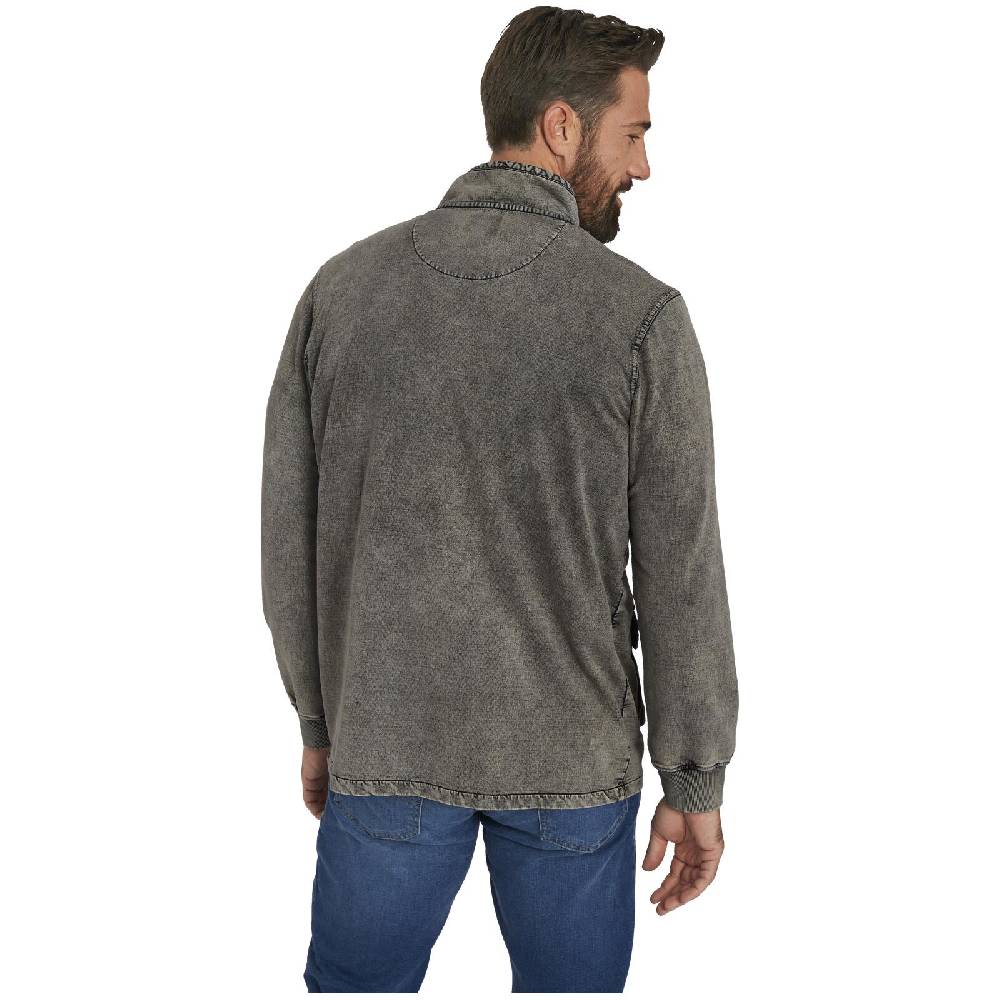 Jan Vanderstorm Sweatjacke GANGOLF dunkelgrau Saisonale Angebote