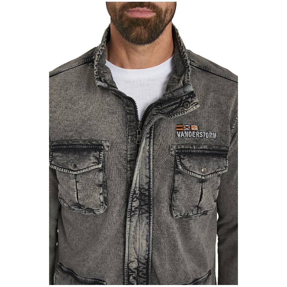 Jan Vanderstorm Sweatjacke GANGOLF dunkelgrau Saisonale Angebote