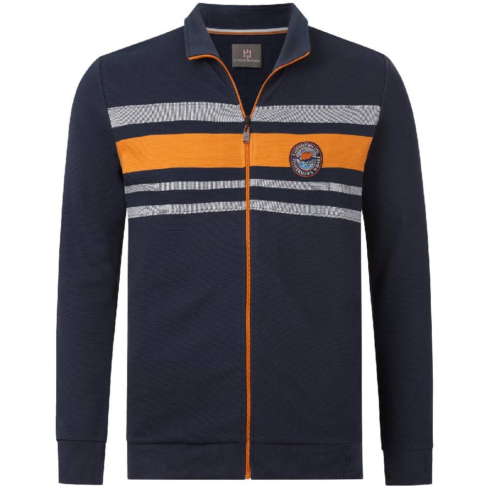 Jan Vanderstorm Sweatjacke HEELKO dunkelblau Räumungsverkauf