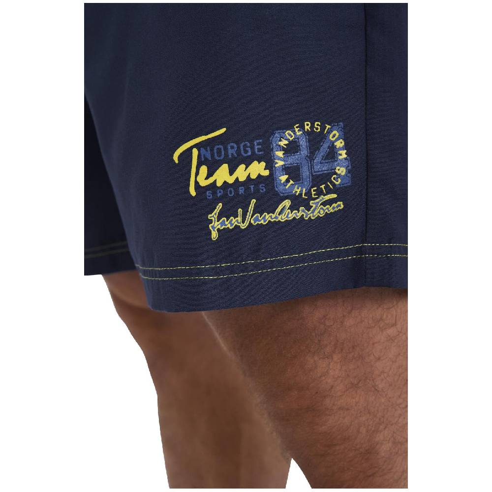 Jan Vanderstorm Badeshorts LEEMES dunkelblau Wochenangebot