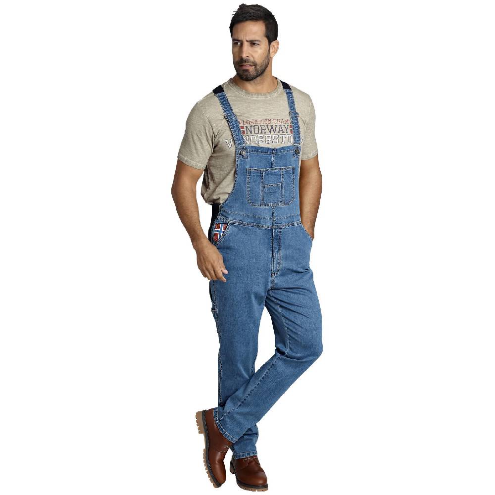 Jan Vanderstorm Latzhose KEARON blau Black Friday Preise