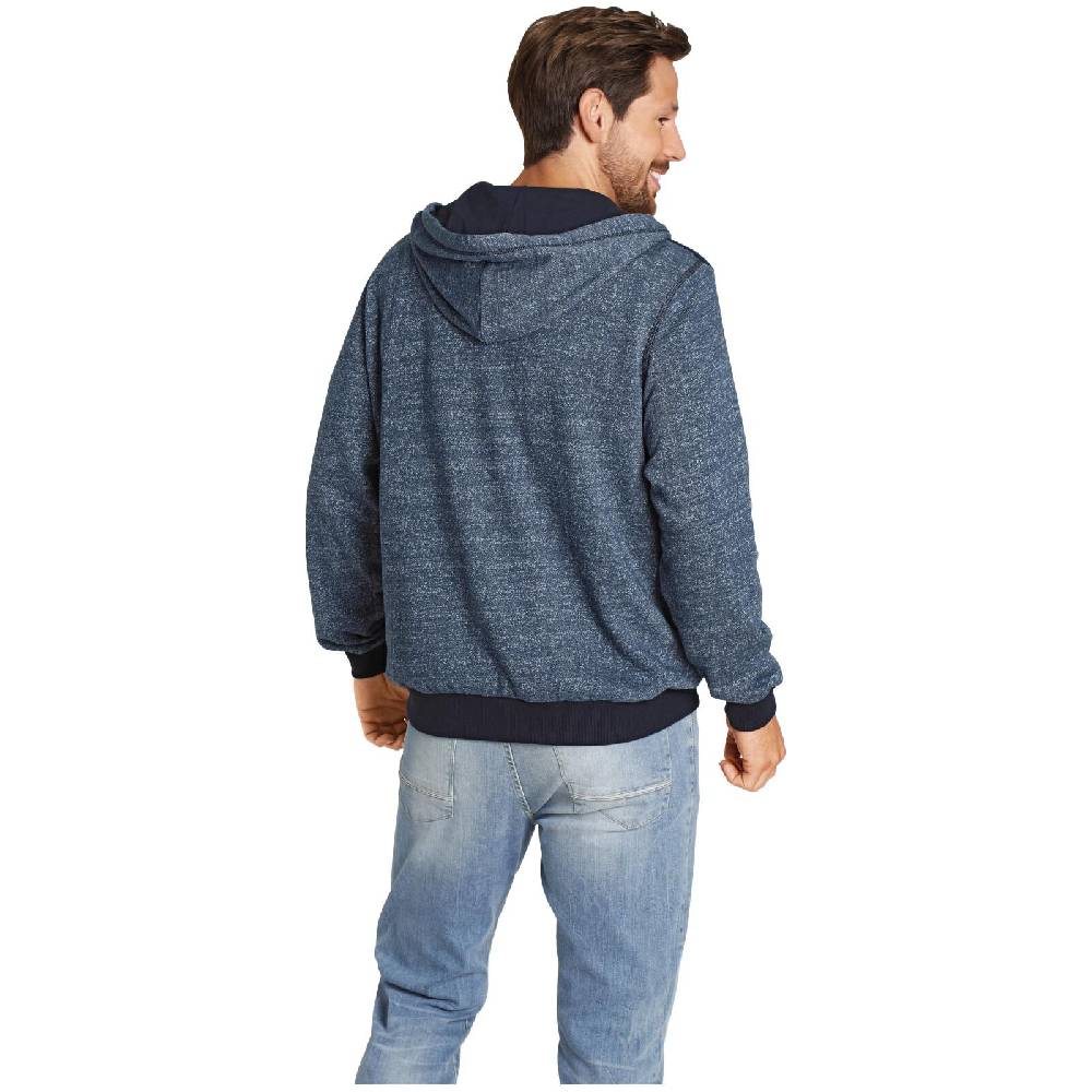 Jan Vanderstorm Sweatjacke ROBART blau melange Auslauf