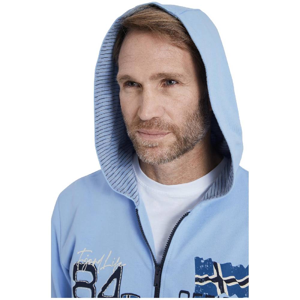 Jan Vanderstorm Sweatjacke INGI hellblau Angebote