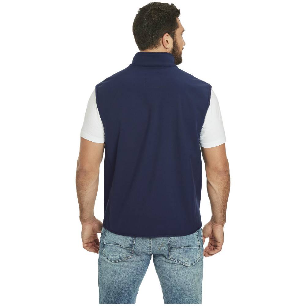 Jan Vanderstorm Softshell Weste DEMETRI dunkelblau Kostenloser Versand
