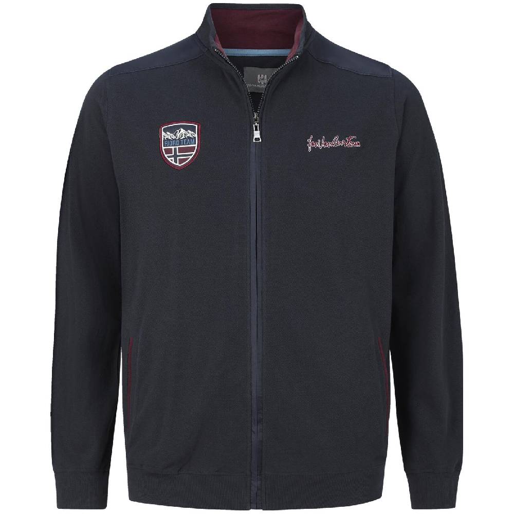 Jan Vanderstorm Sweatjacke OEYSTEIN dunkelblau Rabatt