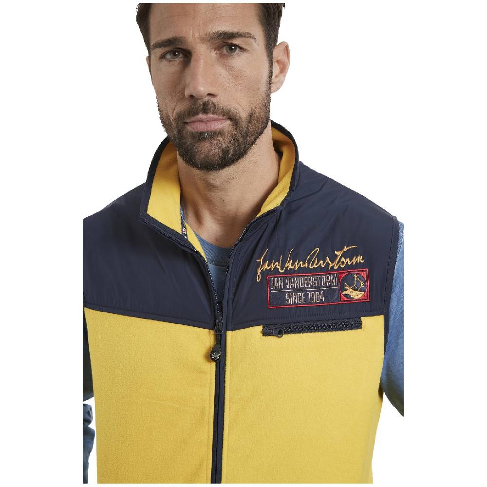 Jan Vanderstorm Fleeceweste VILEM gelb Online Shopping