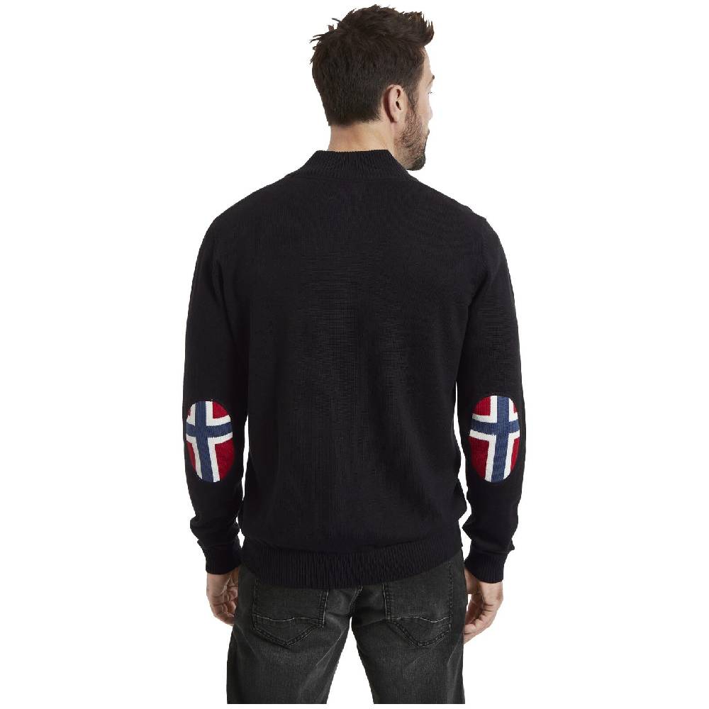 Jan Vanderstorm Strickjacke HEMMING schwarz Vatertagsangebot