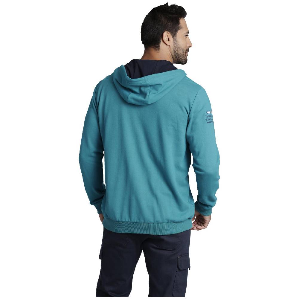 Jan Vanderstorm Sweatjacke ABBE petrol Lagerräumung