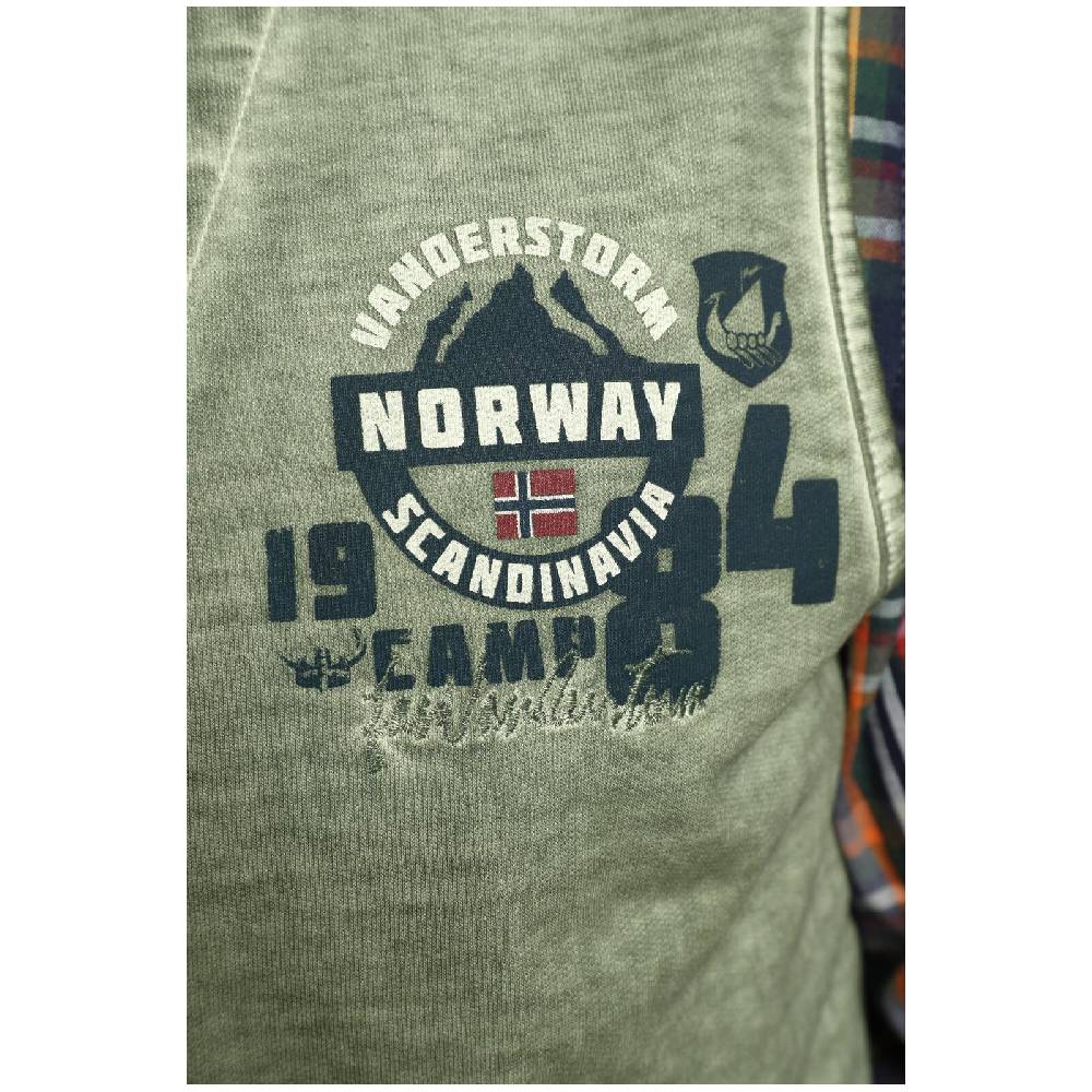 Jan Vanderstorm Sweatweste TORGILS oliv Neueste Mode