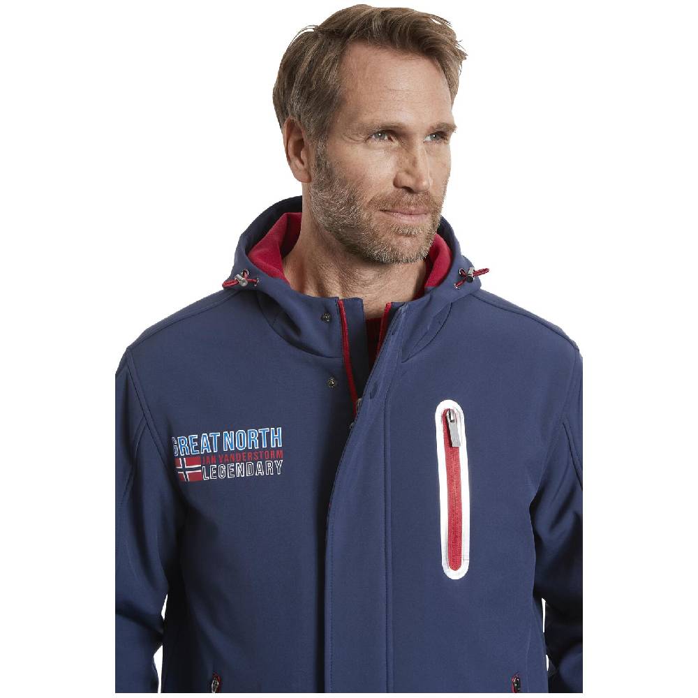 Jan Vanderstorm Softshelljacke HELGE dunkelblau Saisonale Angebote